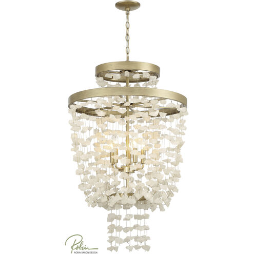 Stonybrook 5 Light 24 inch Havana Gold Pendant Ceiling Light
